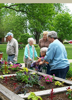 people outside